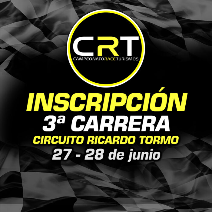 Inscripción Tercera Carrera CRT 2026 RICARDO TORMO