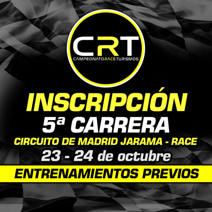 ENTRENAMIENTOS PREVIOS CRT QUINTA CARRERA JARAMA